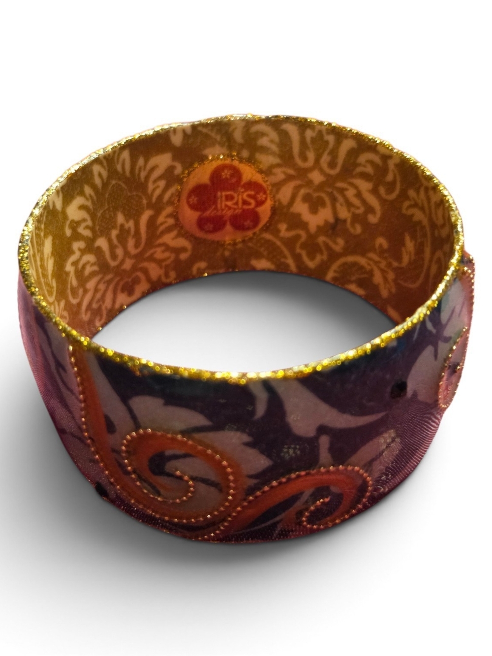 Artisanal Enamel Bracelet By Iris Braunstein